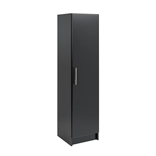 Prepac Elite Black 16" Storage Cabinet with Adjustable Shelves Prepac