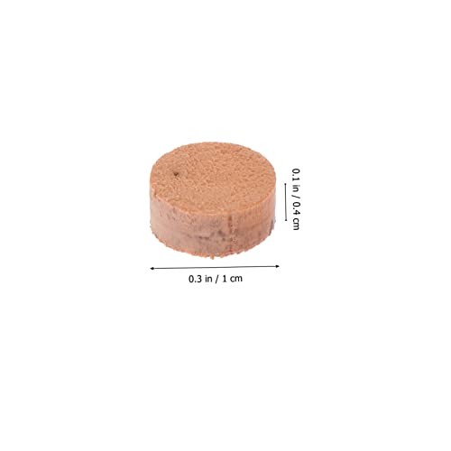 SUPVOX 3Pcs Drain Valve Cork Pad trombone water key cork trombone key pads trombone wood cork pads wooden trombone pads trumpet water key cork SUPVOX