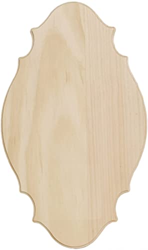 Walnut Hollow Pine French Provincial Signboard, 6 by 10 by 0.63-Inch Walnut Hollow