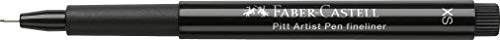 FABER-CASTELL 167132 PITT Artist Manga Drawing Pens, Black, 4-Pack Faber-Castell
