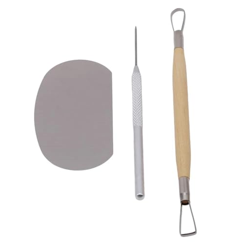 Evwoge 8 Pcs Ceramic Clay Tools Set, Clay Wax Pottery Tool Kit Ceramics Wax Carving Sculpting Modeling Tools Ceramic & Pottery Tools Pottery Molding Evwoge