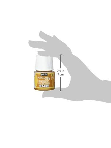 Pebeo Porcelaine 150 Ceramic Paint - Water-Based High-Gloss Color Paints for Porcelain, Premium Art Supplies, Non-Toxic & Heat-Safe, 45 ml Bottle, Pebeo