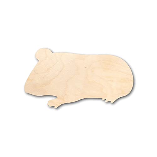 Guinea Pig Wood Craft,Unfinished Wooden Cutout Art,DIY Wood Sign, Inspirational Farmhouse Wall Plaque,Rustic Home Decor for Home Room Office Garden Arupkeer