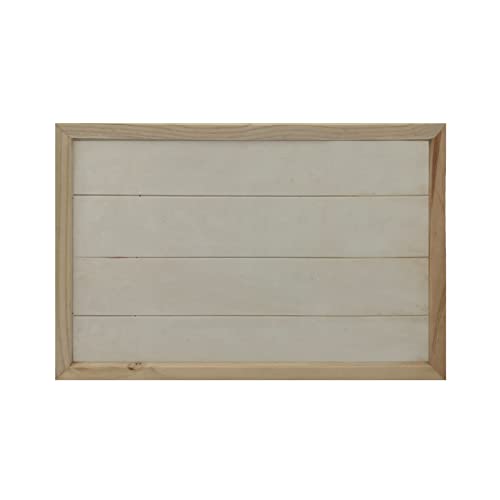 6 Pack: 17”; Unfinished Wood Rectangle Plaque by Make Market® Make Market