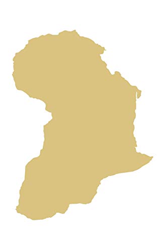 Africa Cutout Unfinished Wood Nigeria Home Decor Everyday Door Hanger MDF Shape Canvas Style 1 Diverse Woodworking