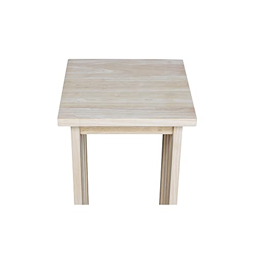 IC International Concepts Mission Plant Stand, 24", Unfinished Flagline