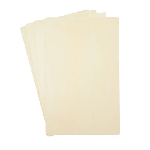 4 Pack Unfinished Rectangular Wood Slices, DIY Rectangle Wooden Boards for Crafts, Painting Signs (15.5 x 9.8 x 0.2 in) Juvale