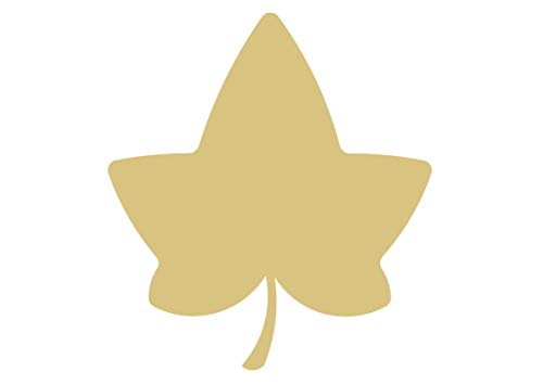 Ivy Leaf Cutout Unfinished Wood Summer Everyday Home Decor Door Hanger MDF Shape Canvas Style 1 Diverse Woodworking