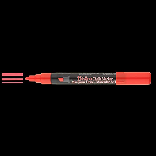Uchida 483-C-2 Chisel Tip Bistro Chalk Marker, Red UCHIDA