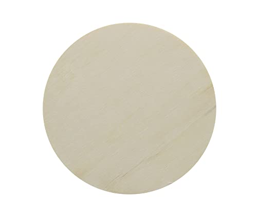 8 Inch Unfinished Round Wood Circles for Crafts, Door Hangers, Clocks, DIY Décor, Paint or Embellish – Wooden Plaque Disc Ready to Decorate | 10 Pack Creative Hobbies