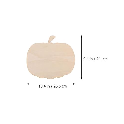 Wooden 4pcs Wooden Pumpkin Cutout Unfinished Thanksgiving Pumpkin Wooden Decorations Halloween Blank Craft Pumpkin Ornaments for DIY Halloween Yardwe