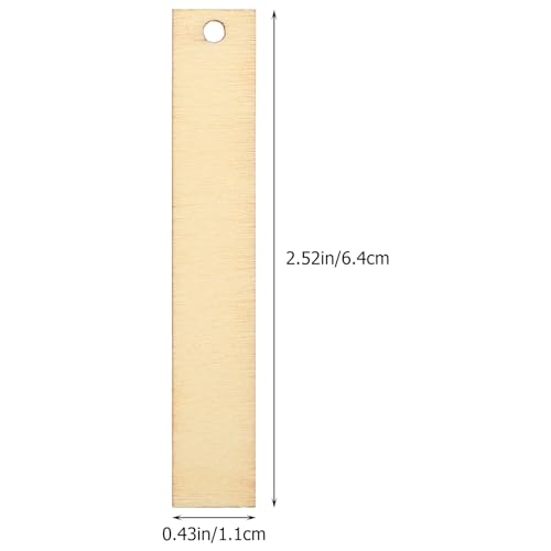 Sewroro Blank Wood Earrings Wooden Rectangle Charms Unfinished Wooden Earring Set for Jewelry Earring Making Sewroro