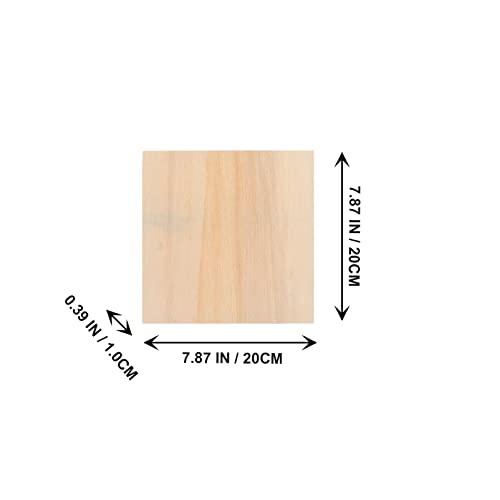 DECHOUS 5pcs Blank Wooden Picture Frame Unfinished Wood DIY Picture Frames Painting Wood Tray Ornament Picture Frame Educational Toys for Kids DECHOUS