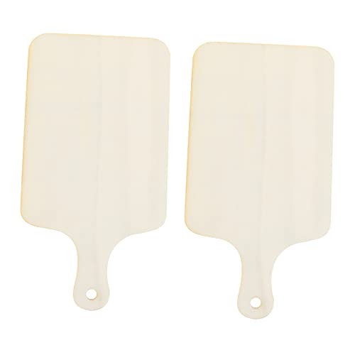 COHEALI 2pcs Diy Tray Pizza Tools Ketchup Bottles Squeeze Small Serving Board Pizza Paddle 14 Inch Unfinished Wood Paddle Unfinished Cutting Board COHEALI