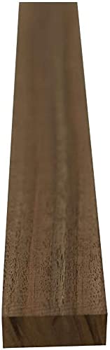 Pack of 2, Black Walnut Lumber Boards - 3/4" x 4", Best Hardwood Lumber for Cutting Boards (3/4" x 4" x 24") Exotic Wood Zone
