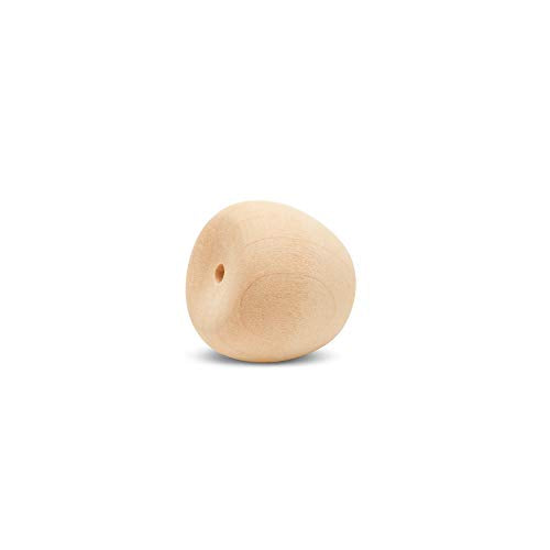 Unfinished Wood Mini Cherry Apple, 3/4 inch, Pack of 50 for Wooden Doll Head and Wood Crafts, by Woodpeckers Woodpeckers