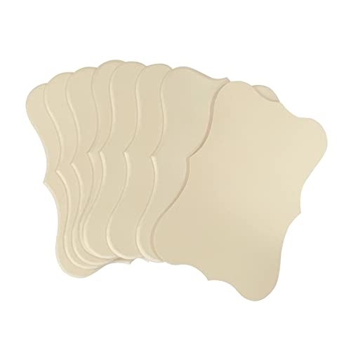 8 Pack Blank MDF Wood Plaques-12x8x0.25 inches Unfinished Beveled Wooden Sign with for Engraving,Burning, Painting Crafts Cregugua