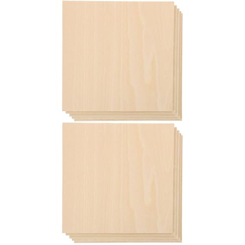 COHEALI 10 pcs Board Wood Rectangles for Crafts Unfinished DIY Wood Planks Craft Wood Planks Grilling Fish Plank Sign Making kit Wood Crafts COHEALI