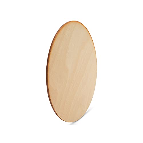 Wood Plywood Circles 6 inch, 1/8 Inch Thick, Round Wood Cutouts, Pack of 5 Baltic Birch Unfinished Wood Plywood Circles For Crafts, By Woodpeckers Woodpeckers