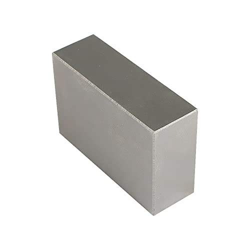 findmall 1 x 2 x 3 Inch Blocks Matched Pair No Holes Hardened Steel Accuracy Ground Machinist 123 Blocks Set Up Blocks Fit for Accuracy Grinding findmall