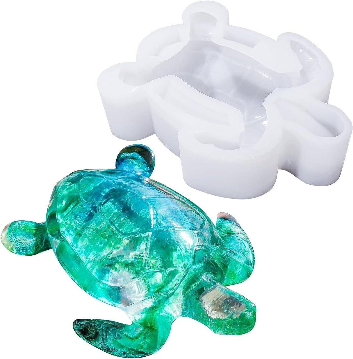Turtle Shape Resin Molds, 3D Animal Silicone Molds for Epoxy Resin, Large Sea Turtle Marine Art Silicone Resin Molds for Resin Craft, Ocean Theme WoodArtSupply