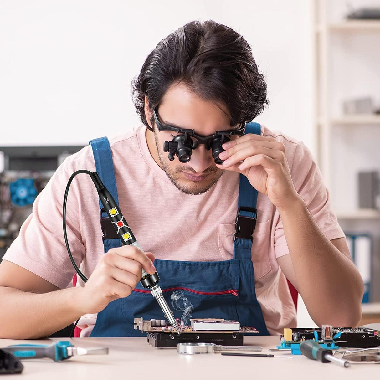 SREMTCH 43-Piece Adjustable Temperature Pyrography Pen and Wood Burning Kit WoodArtSupply