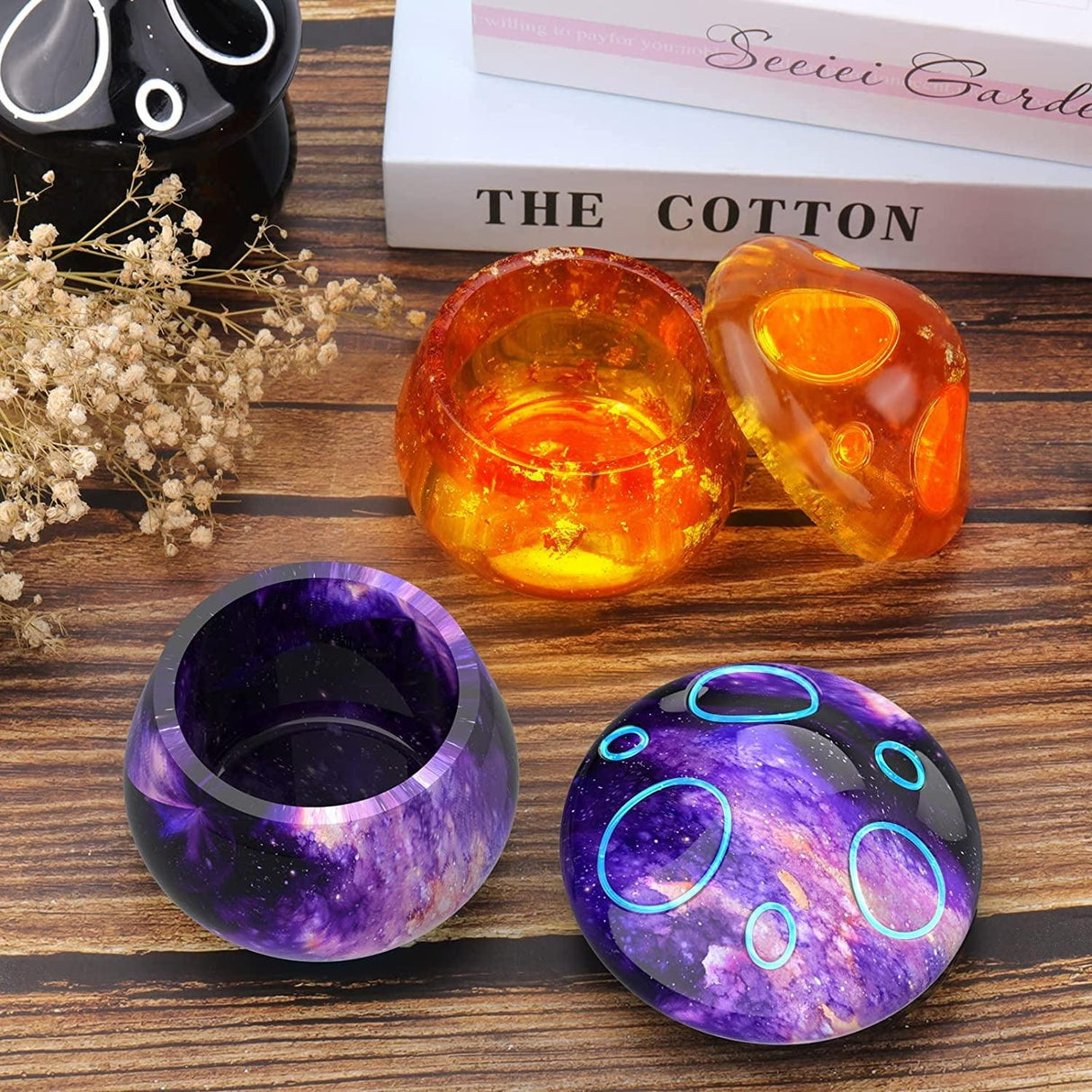 Jar Resin Molds Silicone, Mushroom Jars Silicone Molds with Lid for Epoxy Resin Casting for DIY Jewelry Storage Box, Candy Container, Home Decoration WoodArtSupply