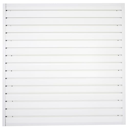 Slatwall Panel Garage Wall Organizer Heavy Duty Wall Mounted, PVC Slat Wall Panels Garage Wall and Home Organizer Storage System, Garage Slatwall for FRAYSCENT