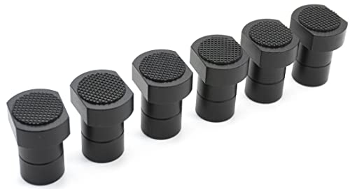 6 Pack Bench Dogs Bench Dog Clamp Woodworking Accessories For 3/4 Inch Workbench Dog Hole With Non-Slip Pad Aluminum Alloy MFT stops (19mm) ViewReal