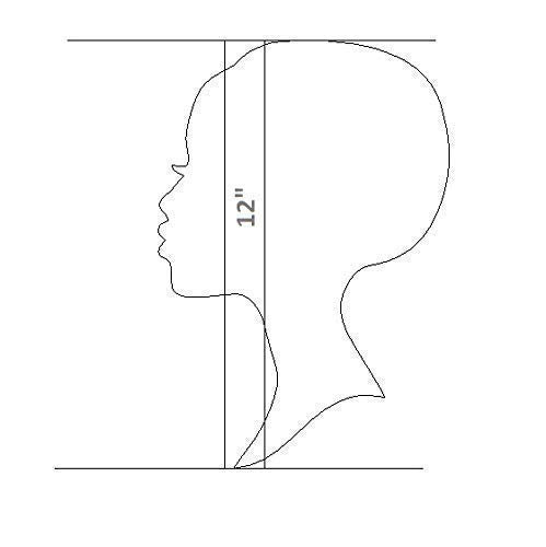 Texan Wood Crafts Small to Large Select your Size African Woman Women Face with Lashes Silhouette Head Unfinished Wood Laser Cut Cutout Shape DIY Texan Wood Crafts