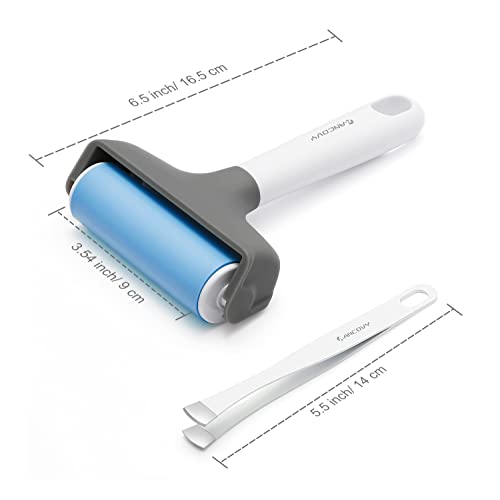 RANCOVY Brayer Roller & Mat Remover Tool Tweezers Set for Cricut/Silhouette/Brother and T-Shirts Heat Transfer Projects Printing Making RANCOVY