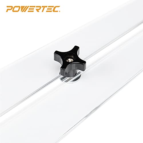 POWERTEC 71637 Universal Pro Router Circle Cutting Jig, Cutting Range of 10” to 53” POWERTEC