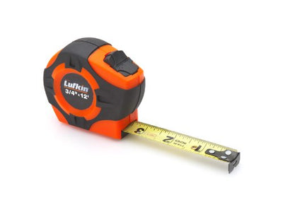 Lufkin PHV1312 Power Return Tape, 3/4-Inch by 12-Feet, Hi-Viz Orange
