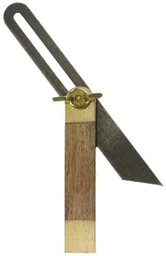 Wedge 4.5" Mini Sliding Bevel | Stainless Steel Blade & Brass Locking Mechanism | Accurately Measure Angles with Ease WEDGE