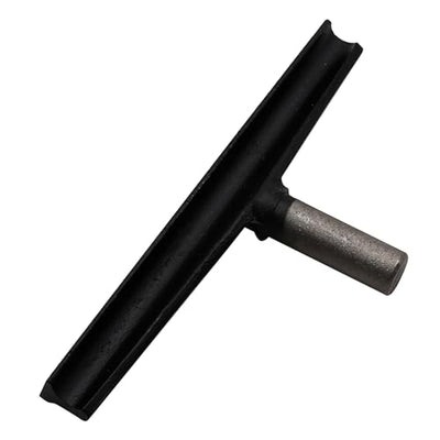 Vkinman 12 Inch Lathe Tool Rest 25.32mm Post Cast Iron T Type Tool Post Round Handle Tool Post Wood Lathe Turning Accessories for Woodworking