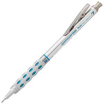 Pentel Graph Gear 1000 Automatic Drafting Pencil, 0.7mm Lead Size, Blue Barrel, 1 Each (PG1017C)