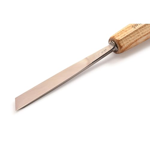 PFEIL "Swiss Made" 12mm # 1 Sweep Skew Cut Chisel - Single Bevel - WoodArtSupply