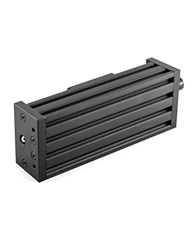 QWORK 4080U Z-axis Screw Slide Table Linear Actuator Kit, 7-7/8" High Precision Linear Module for Engraving Machines, Laser Printers, 3D Printer and QWORK