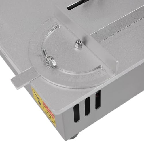 Bachin Mini Hobby Table Saw Handmade Woodworking Bench Saw 1/2" Adjustable Cut Depth, Seven Speed Adjustable Power Supply, Small Hobby Table Saw for BACHIN