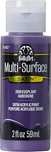 FolkArt Multi-Surface Paint in Assorted Colors (2 oz), 2930, Eggplant FolkArt