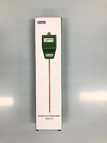 Dr.meter Soil Moisture Meter, Plant Water Meter for Garden Lawn Farm Indoor & Outdoor Use, Soil Tester Hygrometer Sensor for House Plants, Gardening Dr.meter