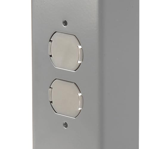 Global Industrial Adjustable Height Workbench C-Channel Leg, 60" W x 30" D, 1-3/4" Steel Square Edge, Gray Global Industrial