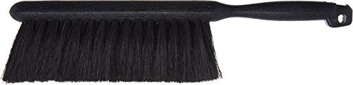 SPARTA Flo-Pac Counter Brush, Bench Brush, Dustpan Brush with Long Lasting for Counters, Floors, And Fireplace, 8 Inches, Black SPARTA