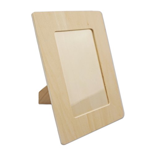 LWR CRAFTS Wooden DIY Photo Frame 4" x 6" Pack of 2 LWR CRAFTS