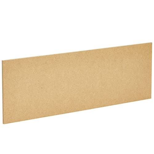 Bright Creations 6 Pack Unfinished Wood Planks for Crafts, Wall Decorations, Rectangular MDF Board 1/4 Inch Thick for DIY Projects, Art Classes, Bright Creations
