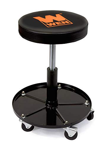 WEN 73012T 300-Pound Capacity Pneumatic Rolling Mechanic Stool WEN