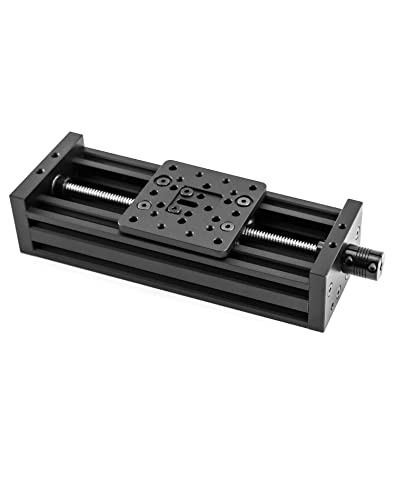 QWORK 4080U Z-axis Screw Slide Table Linear Actuator Kit, 7-7/8" High Precision Linear Module for Engraving Machines, Laser Printers, 3D Printer and QWORK
