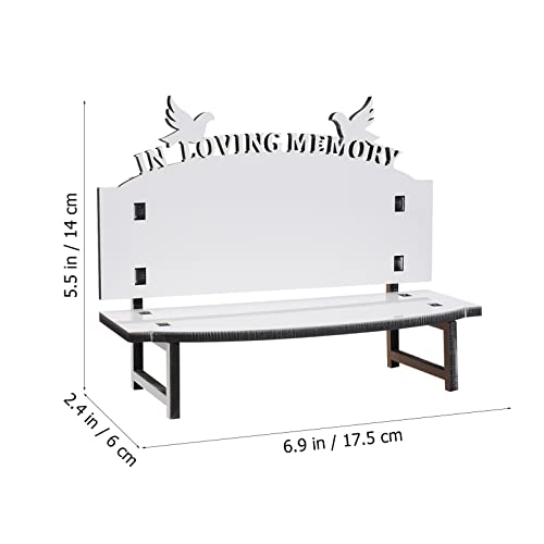 Tofficu Sublimation Blank Bench DIY Sublimation Chair Blanks Decor Nautical Beach Themed Picture Frame for Tabletop Home Decor Bird in Loving Memory Tofficu