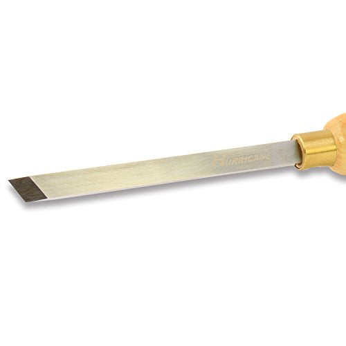 Hurricane Turning Tools, HTT-116, High Speed Steel, 1/2" Skew Chisel for Woodturning Hurricane Turning Tools