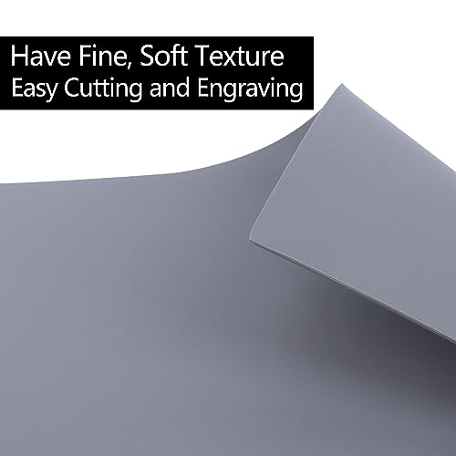 Frddiud Rubber Stamp Sheets for Laser Engraving Machine, 2 PCS A4 Size Engraving Soft Rubber Mats for Laser Cutter to Make Rubber Stamps, Ink Stamp Frddiud